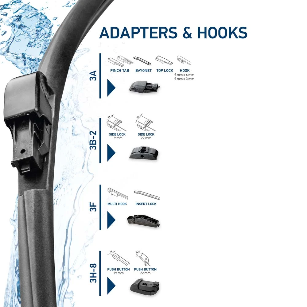 Balai d'essuie-glace HELLA 9XW 358 053-231