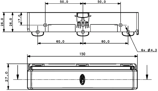 Feu diurne HELLA 2PT 980 970-521