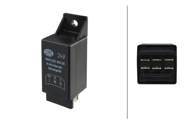 Relais, intervalle d'essuyage HELLA 5WG 002 450-291