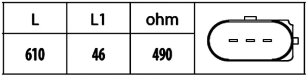 Capteur d'angle, vilebrequin HELLA 6PU 009 146-541