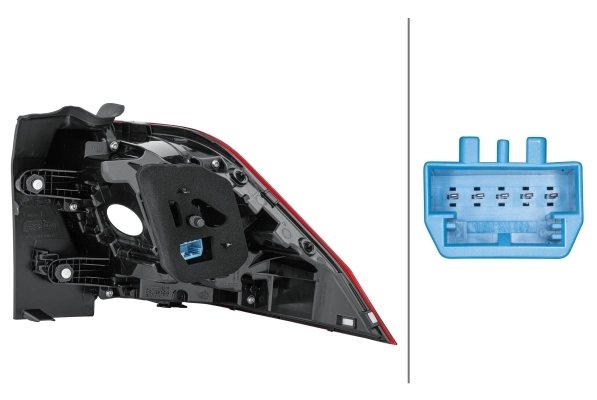 Feu arrière HELLA 2SD 012 521-051