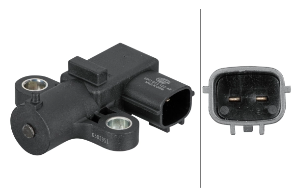 Capteur d'angle, vilebrequin HELLA 6PU 013 122-421