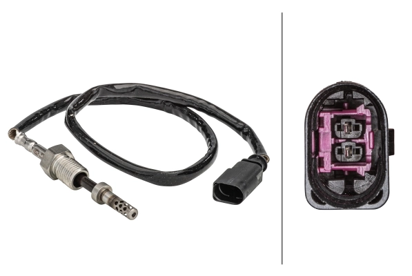 Capteur, température des gaz HELLA 6PT 358 181-141