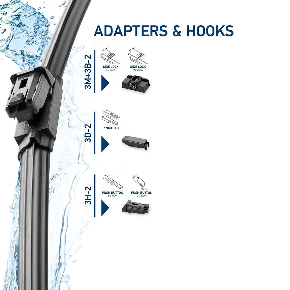 Balai d'essuie-glace HELLA 9XW 358 164-071