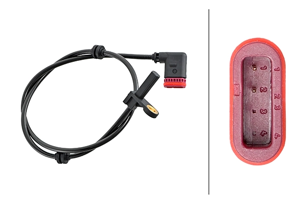 Capteur, vitesse de roue HELLA 6PU 230 048-211