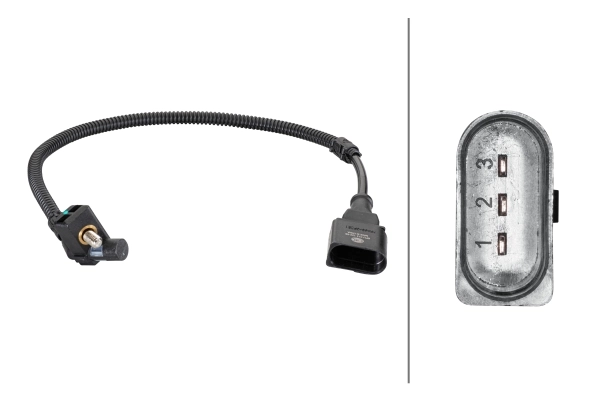 Capteur d'angle, vilebrequin HELLA 6PU 013 122-881