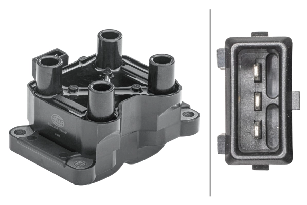 Bobine d'allumage HELLA 5DA 358 168-591