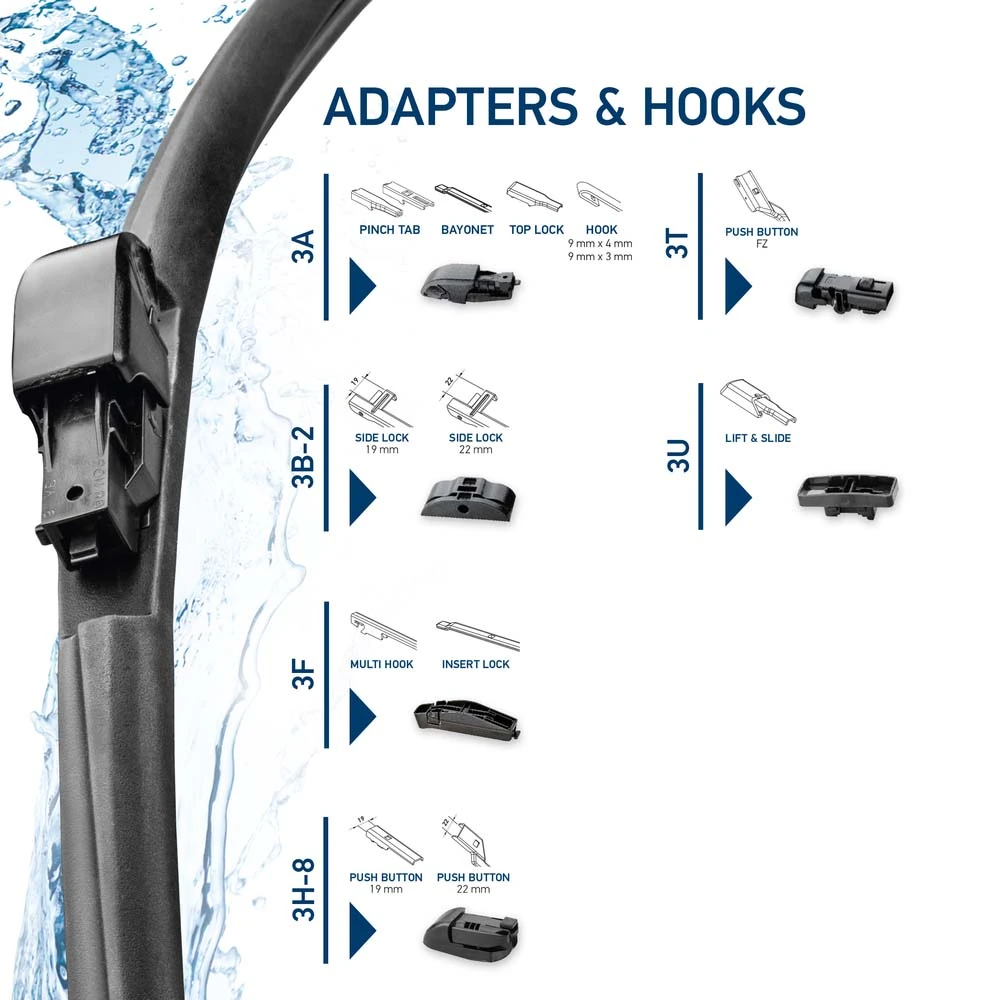 Balai d'essuie-glace HELLA 9XW 358 053-181