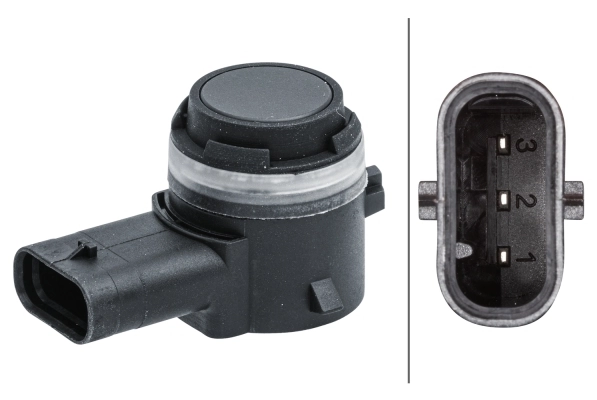 Capteur, aide au stationnement HELLA 6PX 358 141-261