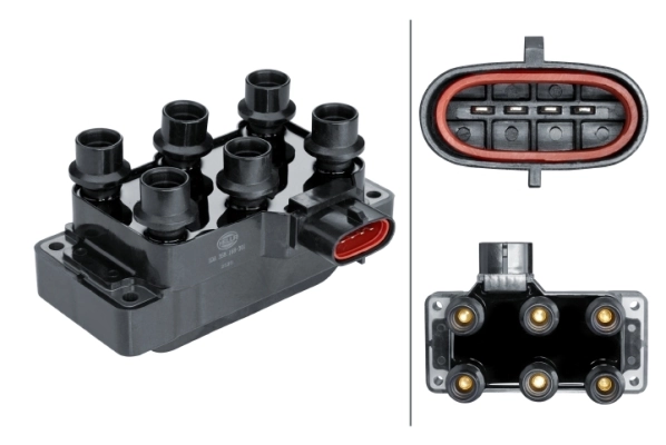 Bobine d'allumage HELLA 5DA 358 168-301