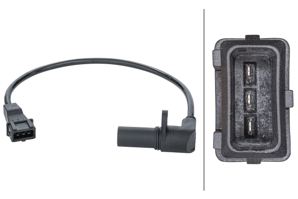 Capteur d'angle, vilebrequin HELLA 6PU 013 122-951