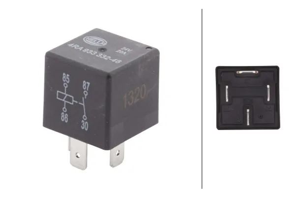 Relais, courant de travail HELLA 4RA 933 332-461