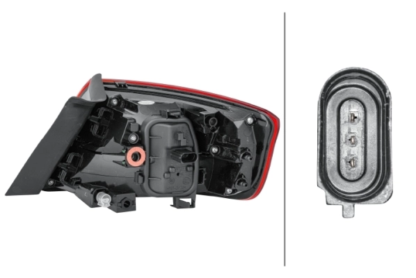 Feu arrière HELLA 2SD 012 838-031