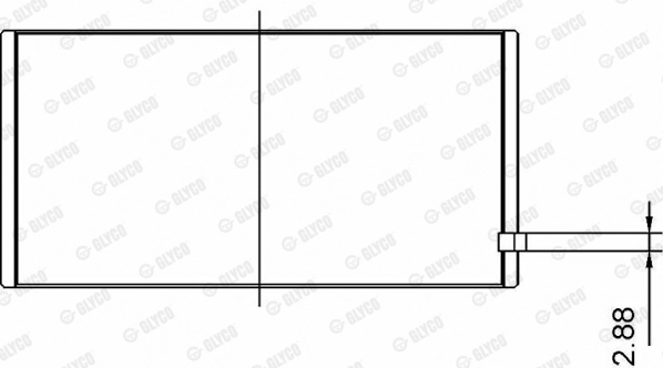 Coussinet de bielle GLYCO 71-4295 STD