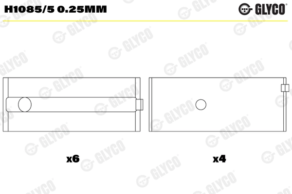 GLYCO H1085/5 0.25MM