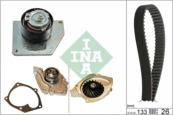 Pompe à eau + kit de courroie crantée Schaeffler INA 530 0579 30