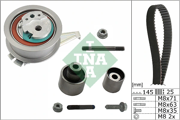INA 530 0759 10 — Комплект ременя ГРМ (Вир-во INA)
