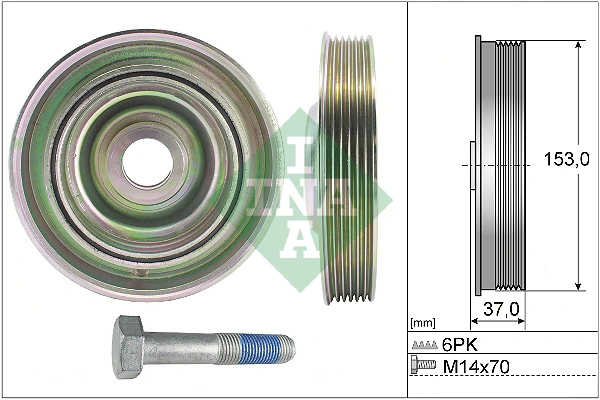 Kit de poulies, vilebrequin Schaeffler INA 544 0097 20