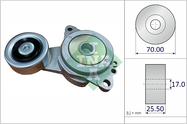 Belt Tensioner, V-ribbed belt