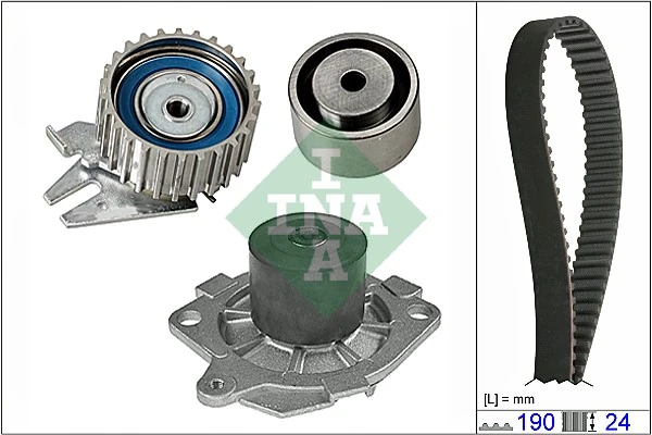 Pompe à eau + kit de courroie crantée Schaeffler INA 530 0620 30