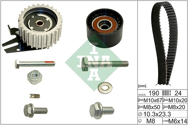 INA 530 0624 10 — Комплект ременя ГРМ (Вир-во INA)