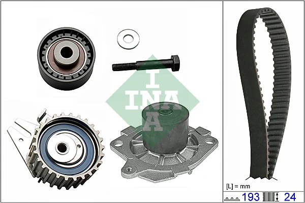 Pompe à eau + kit de courroie crantée Schaeffler INA 530 0623 30