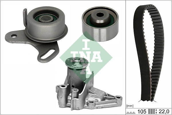 Pompe à eau + kit de courroie crantée Schaeffler INA 530 0427 31
