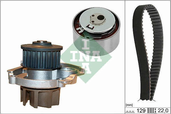 SCHAEFFLER INA 530 0462 30 — Помпа з комплектом ременя ГРМ