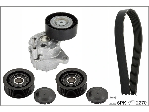 SCHAEFFLER INA 529 0449 10 — Роликовий модуль натягувача ременя (ролик, ремінь)