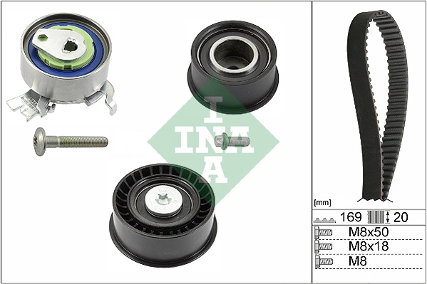 Kit de courroie crantée Schaeffler INA 530 0078 10