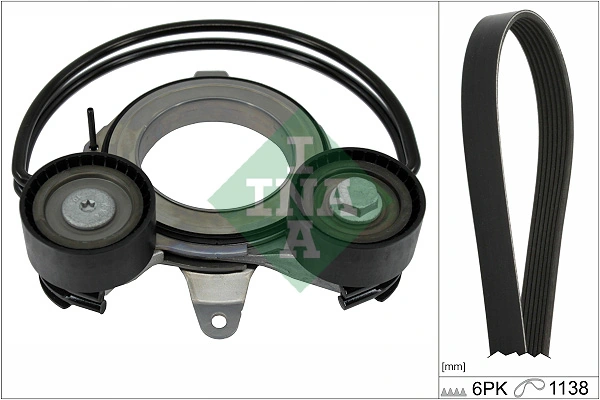 SCHAEFFLER INA 529 0571 10 — Роликовий модуль натягувача ременя (ролик, ремінь)