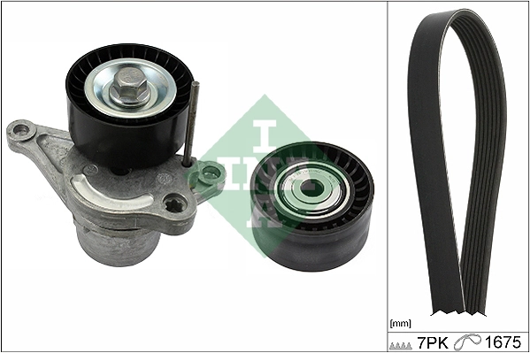 SCHAEFFLER INA 529 0355 10 — Роликовий модуль натягувача ременя (ролик, ремінь)