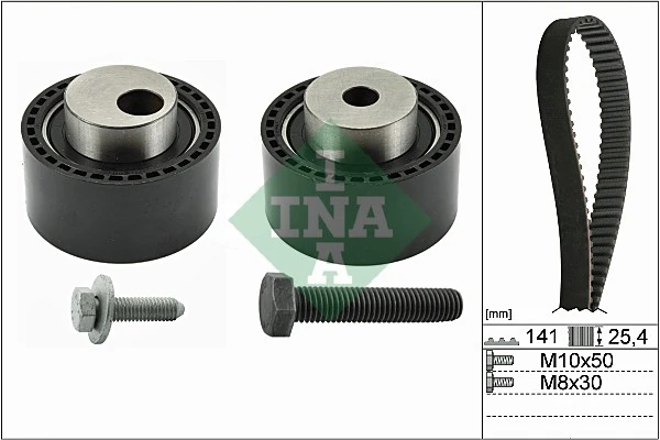 INA 530 0111 10 — Ремінь, ролики ГРМ (компл.) FIAT, CITROEN (Вир-во Ina)