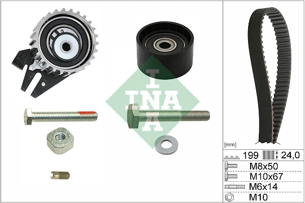 SCHAEFFLER INA 530 0562 10 — Комплект ременя ГРМ