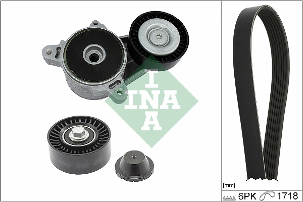 SCHAEFFLER INA 529 0515 10 — Роликовий модуль натягувача ременя (ролик, ремінь)