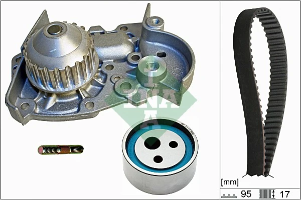 Pompe à eau + kit de courroie crantée Schaeffler INA 530 0018 31