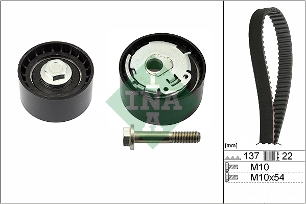 SCHAEFFLER INA 530 0536 10 — Комплект ременя ГРМ