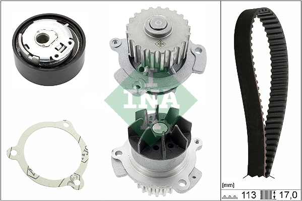 Pompe à eau + kit de courroie crantée Schaeffler INA 530 0663 30