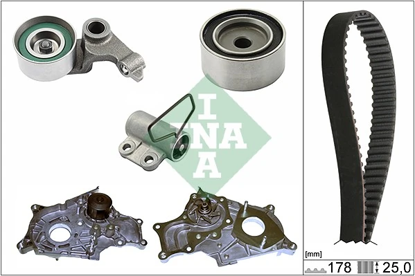 Pompe à eau + kit de courroie crantée Schaeffler INA 530 0543 31