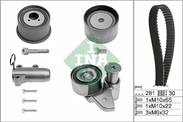 SCHAEFFLER INA 530 0480 10 — Комплект ременя ГРМ