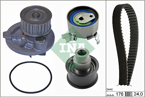 Pompe à eau + kit de courroie crantée Schaeffler INA 530 0079 30