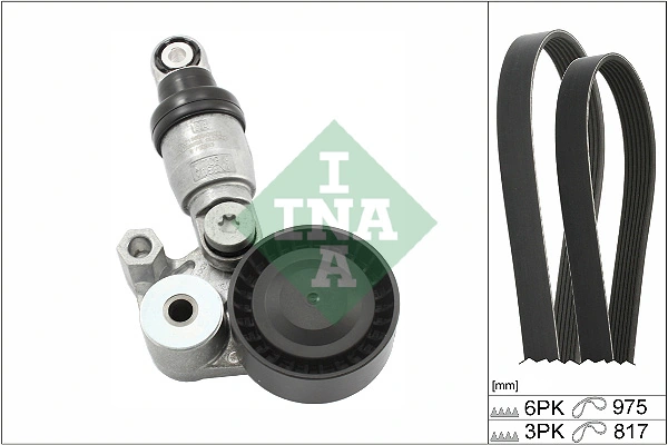 INA 529 0540 10 — Комплект поліклинових ременів (Вир-во INA)