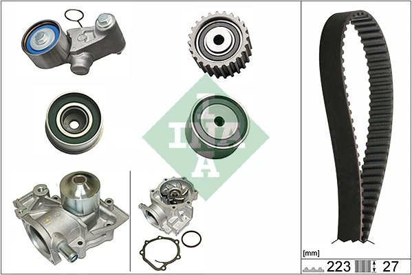 Pompe à eau + kit de courroie crantée Schaeffler INA 530 0426 30