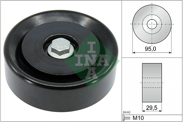 INA 532 0959 10 — Відвідний ролик поліклінового ременя (Вир-во INA)