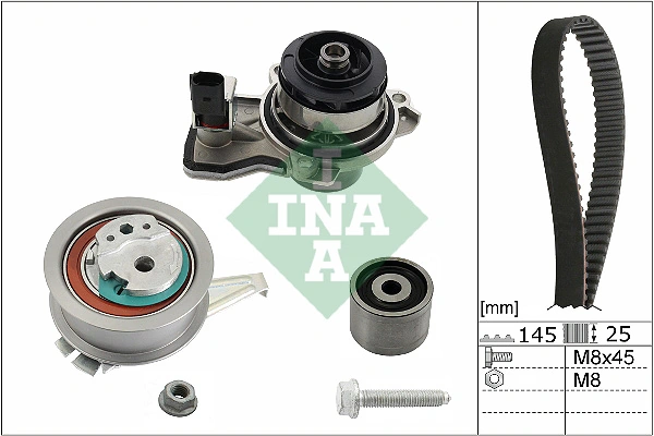 Pompe à eau + kit de courroie crantée Schaeffler INA 530 0665 30