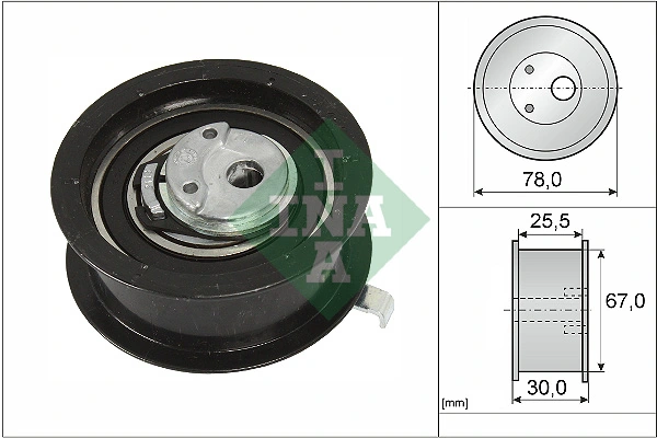 INA 531 0251 30 — Ролик натяжний AUDI (вир-во Ina)