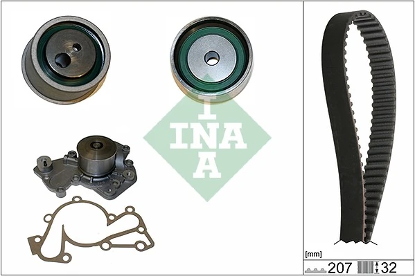 SCHAEFFLER INA 530 0430 30 — Помпа з комплектом ременя ГРМ