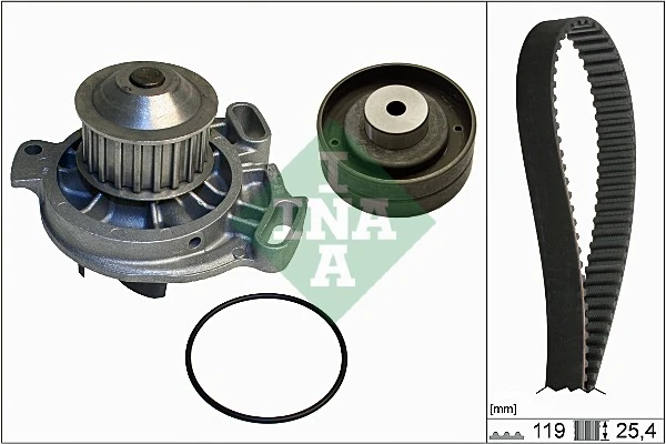 Pompe à eau + kit de courroie crantée Schaeffler INA 530 0152 30