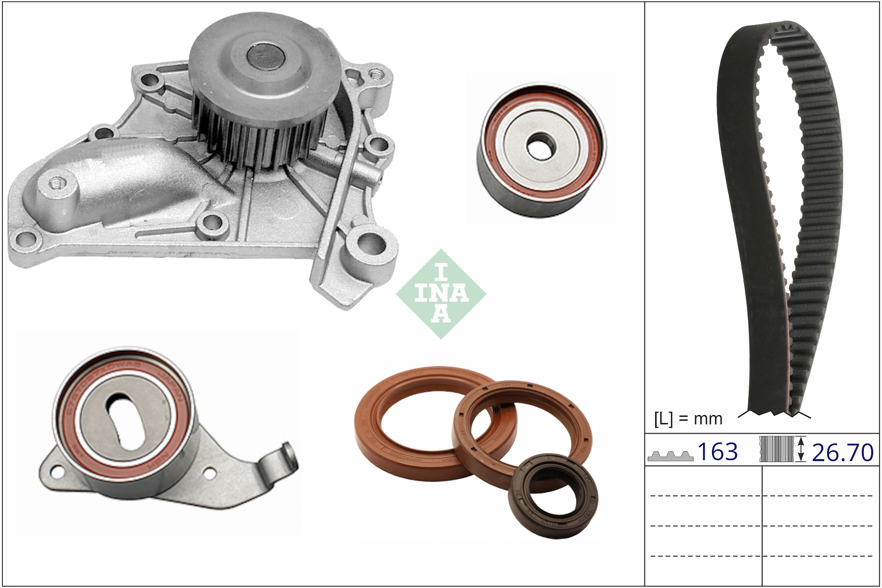Water Pump & Timing Belt Kit