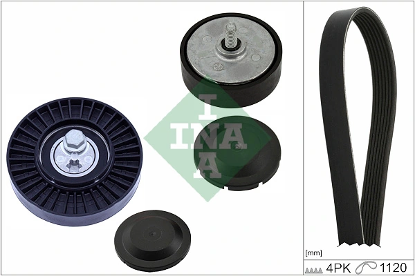 SCHAEFFLER INA 529 0570 10 — Роликовий модуль натягувача ременя (ролик, ремінь)